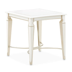 La Marisia Creamy Pearl End Table - Ornate Home