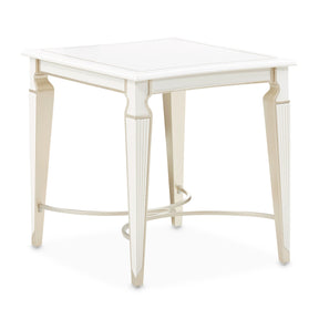 La Marisia Creamy Pearl End Table - Ornate Home