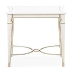 La Marisia Creamy Pearl End Table - Ornate Home