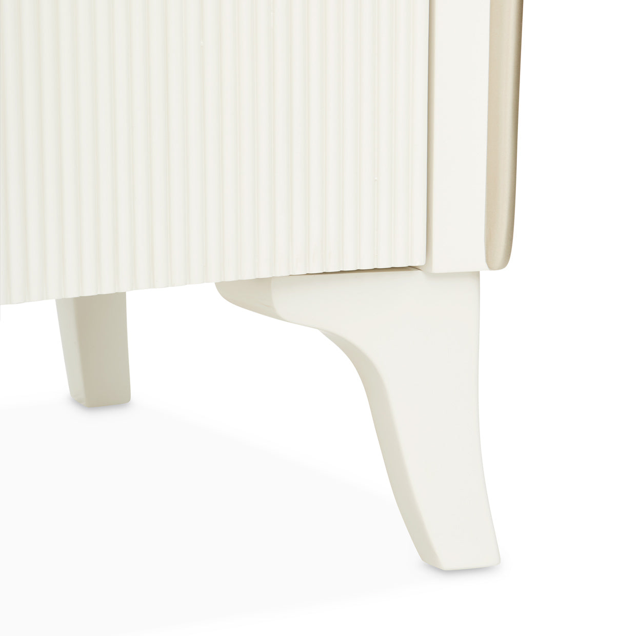 La Marisia Creamy Pearl Media Cabinet - Ornate Home