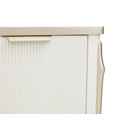La Marisia Creamy Pearl Media Cabinet - Ornate Home
