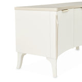 La Marisia Creamy Pearl Media Cabinet - Ornate Home