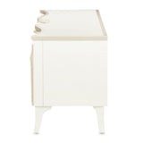 La Marisia Creamy Pearl Media Cabinet - Ornate Home