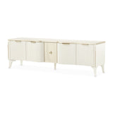 La Marisia Creamy Pearl Media Cabinet - Ornate Home