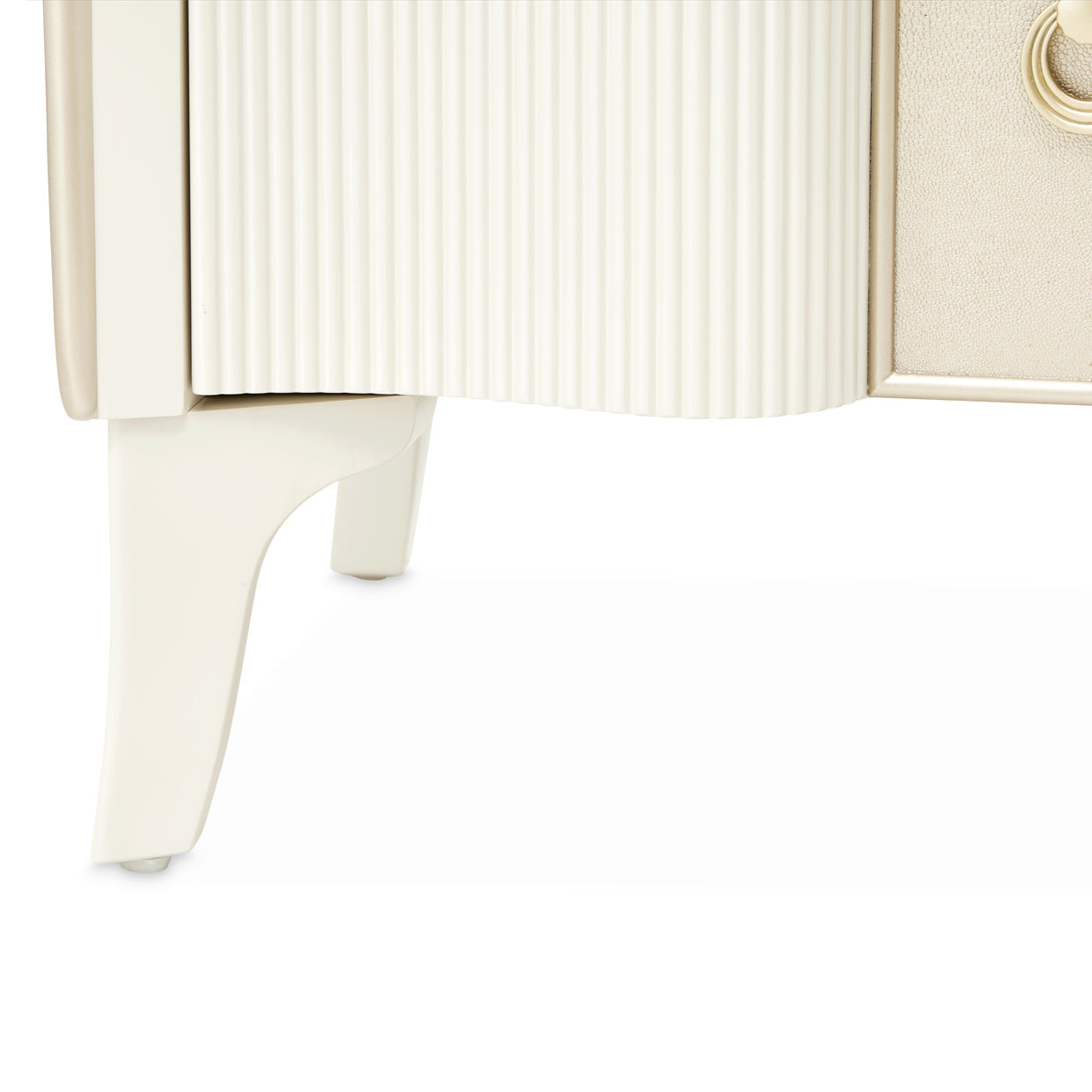 La Marisia Creamy Pearl Nightstand - Ornate Home