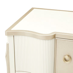 La Marisia Creamy Pearl Nightstand - Ornate Home