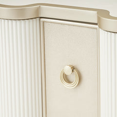 La Marisia Creamy Pearl Nightstand - Ornate Home