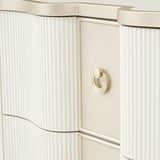 La Marisia Creamy Pearl Nightstand - Ornate Home