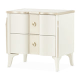 La Marisia Creamy Pearl Nightstand - Ornate Home