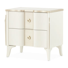 La Marisia Creamy Pearl Nightstand - Ornate Home