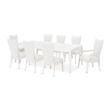 La Marisia Creamy Pearl Rectangular Dining Table - Ornate Home