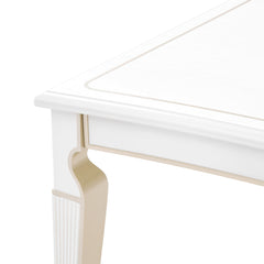 La Marisia Creamy Pearl Rectangular Dining Table - Ornate Home