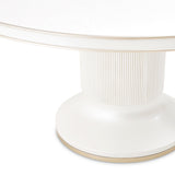 La Marisia Creamy Pearl Round Dining Table - Ornate Home