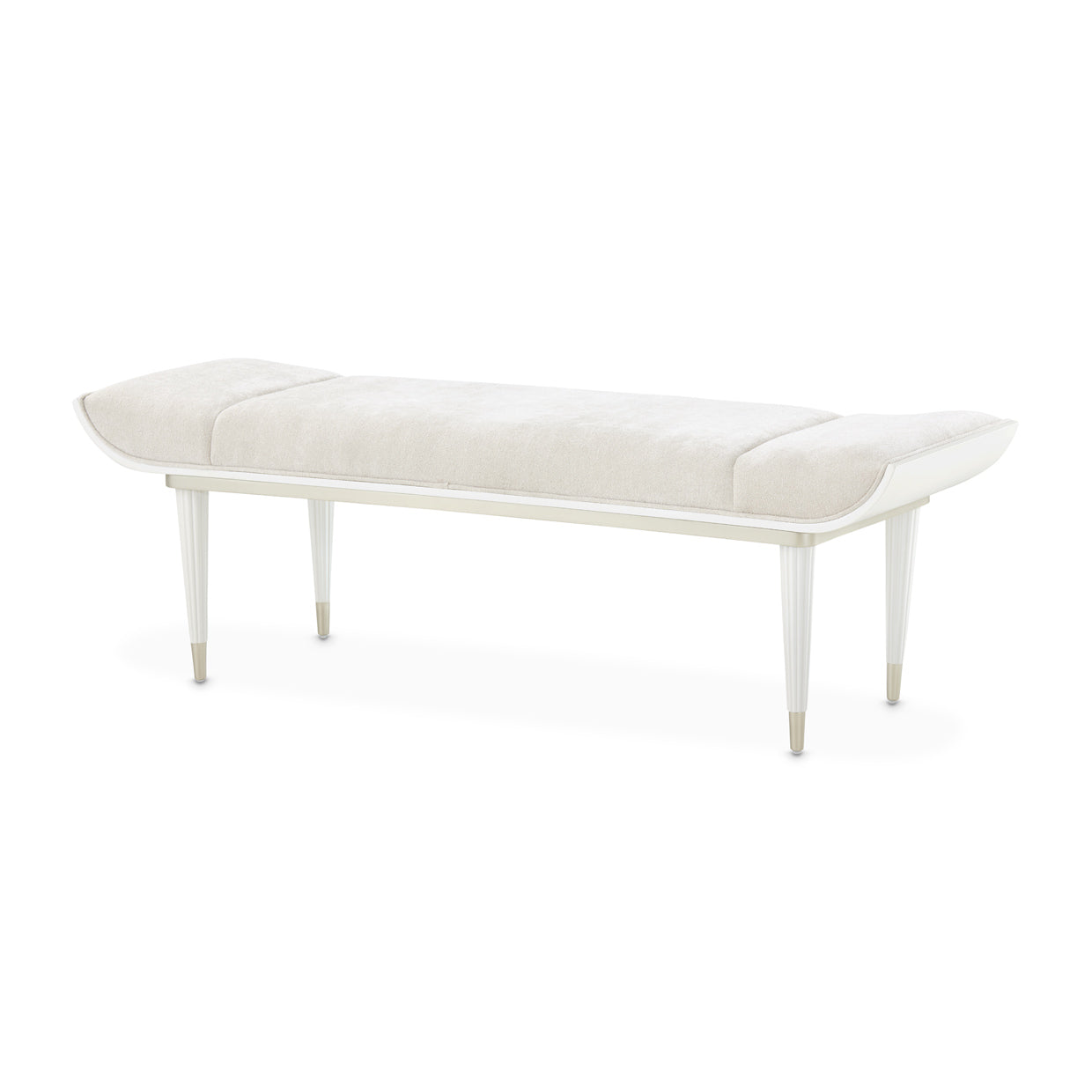 La Marisia Creamy Pearl/Tranquil Accent Bench - Ornate Home