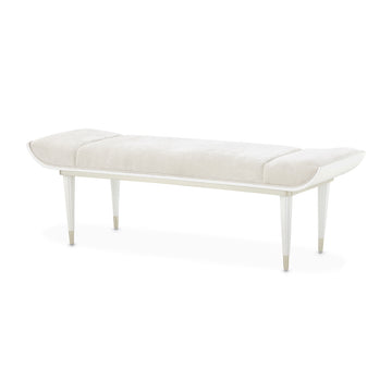 La Marisia Creamy Pearl/Tranquil Accent Bench - Ornate Home