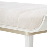 La Marisia Creamy Pearl/Tranquil Accent Bench - Ornate Home
