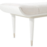 La Marisia Creamy Pearl/Tranquil Accent Bench - Ornate Home