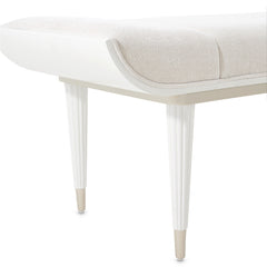 La Marisia Creamy Pearl/Tranquil Accent Bench - Ornate Home