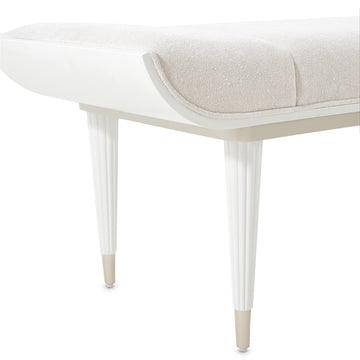 La Marisia Creamy Pearl/Tranquil Accent Bench - Ornate Home