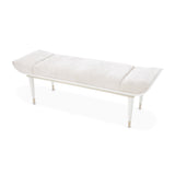La Marisia Creamy Pearl/Tranquil Accent Bench - Ornate Home