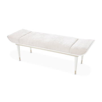 La Marisia Creamy Pearl/Tranquil Accent Bench - Ornate Home