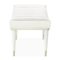 La Marisia Creamy Pearl/Tranquil Accent Bench - Ornate Home