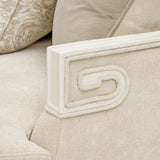 La Marisia Creamy Pearl/Tranquil Chenille Loveseat - Ornate Home