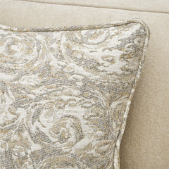 La Marisia Creamy Pearl/Tranquil Chenille Loveseat - Ornate Home