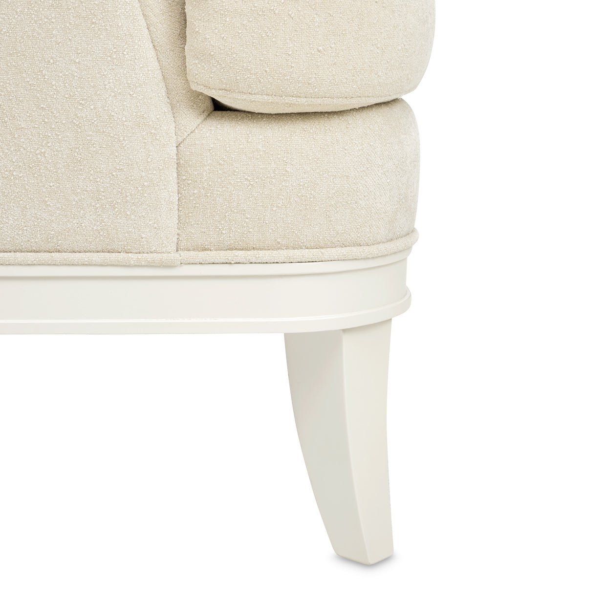 La Marisia Creamy Pearl/Tranquil Chenille Loveseat - Ornate Home