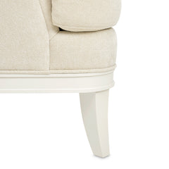 La Marisia Creamy Pearl/Tranquil Chenille Loveseat - Ornate Home