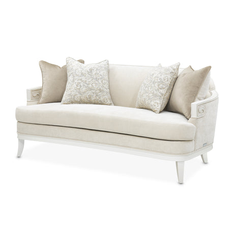 La Marisia Creamy Pearl/Tranquil Chenille Loveseat - Ornate Home