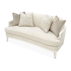 La Marisia Creamy Pearl/Tranquil Chenille Loveseat - Ornate Home