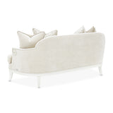 La Marisia Creamy Pearl/Tranquil Chenille Loveseat - Ornate Home