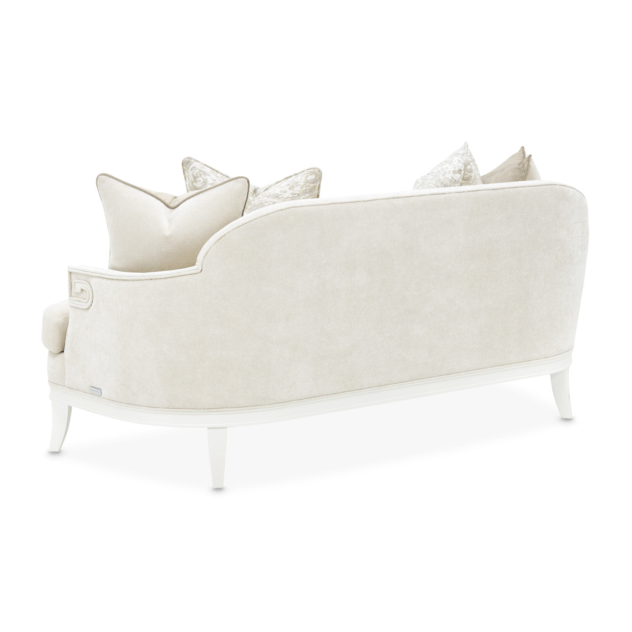 La Marisia Creamy Pearl/Tranquil Chenille Loveseat - Ornate Home
