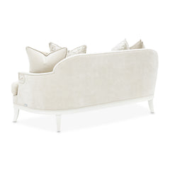 La Marisia Creamy Pearl/Tranquil Chenille Loveseat - Ornate Home