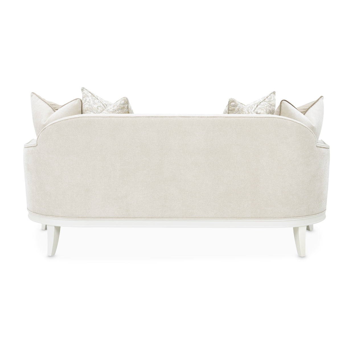 La Marisia Creamy Pearl/Tranquil Chenille Loveseat - Ornate Home