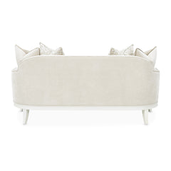 La Marisia Creamy Pearl/Tranquil Chenille Loveseat - Ornate Home