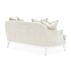 La Marisia Creamy Pearl/Tranquil Chenille Loveseat - Ornate Home