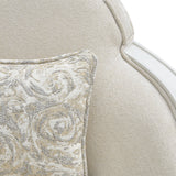 La Marisia Creamy Pearl/Tranquil Chenille Matching Chair - Ornate Home