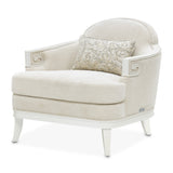 La Marisia Creamy Pearl/Tranquil Chenille Matching Chair - Ornate Home
