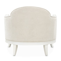 La Marisia Creamy Pearl/Tranquil Chenille Matching Chair - Ornate Home