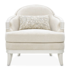 La Marisia Creamy Pearl/Tranquil Chenille Matching Chair - Ornate Home