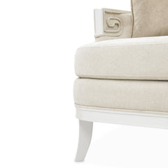 La Marisia Creamy Pearl/Tranquil Chenille Sofa - Ornate Home