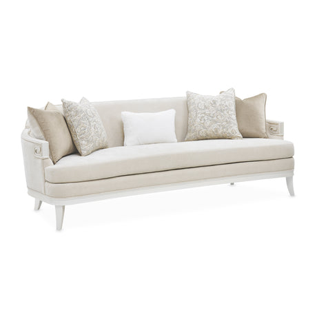 La Marisia Creamy Pearl/Tranquil Chenille Sofa - Ornate Home