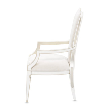 La Marisia Creamy Pearl/Tranquil Dining Arm Chair (Set of 2) - Ornate Home
