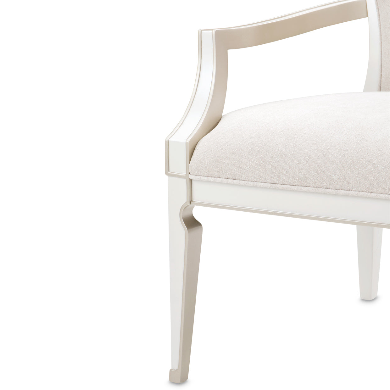 La Marisia Creamy Pearl/Tranquil Dining Arm Chair (Set of 2) - Ornate Home
