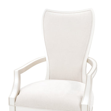 La Marisia Creamy Pearl/Tranquil Dining Arm Chair (Set of 2) - Ornate Home