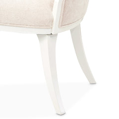 La Marisia Creamy Pearl/Tranquil Vanity Chair - Ornate Home