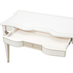 La Marisia Creamy Pearl Vanity Set with Mirror & Chair - Ornate Home