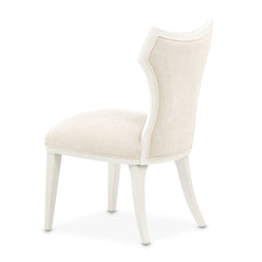 La Marisia Creamy Pearl Vanity Set with Mirror & Chair - Ornate Home